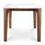 Table de salle à manger rectangulaire moderne en noyer et céramique / 5,9 pi-1415655406