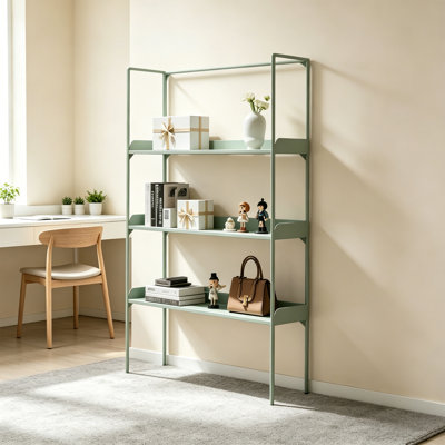 Light Green Metal Display Shelf