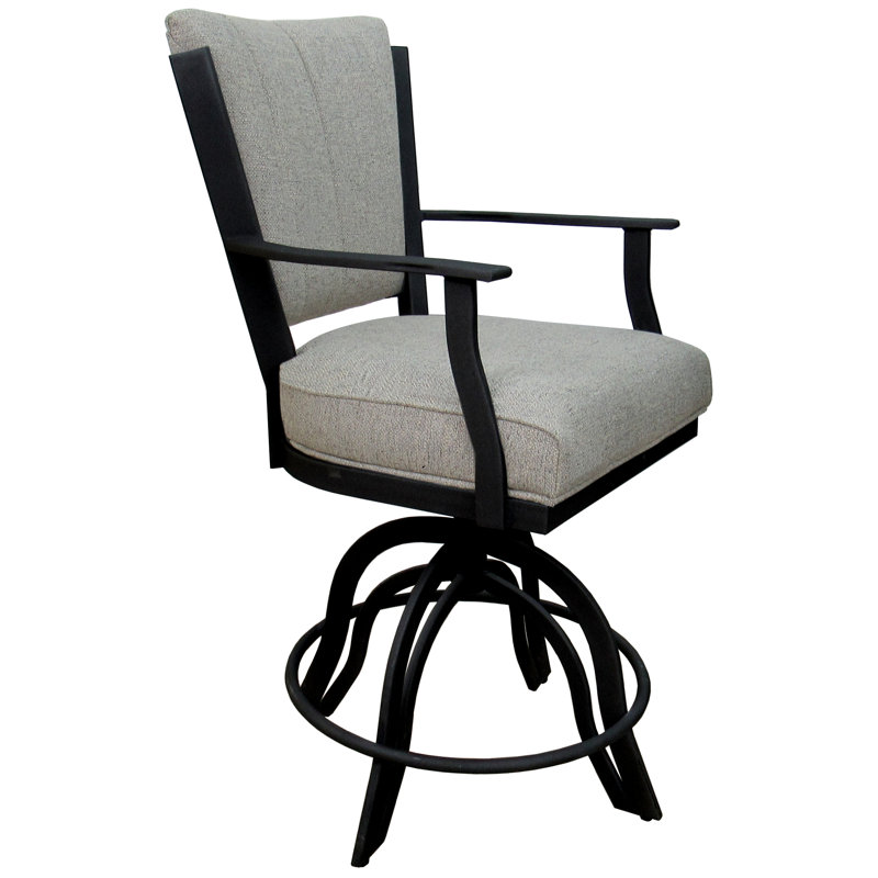 26 po ardoise Hemsath - noir, Noir, Tabouret de bar (siège d'une hauteur de 30 po)