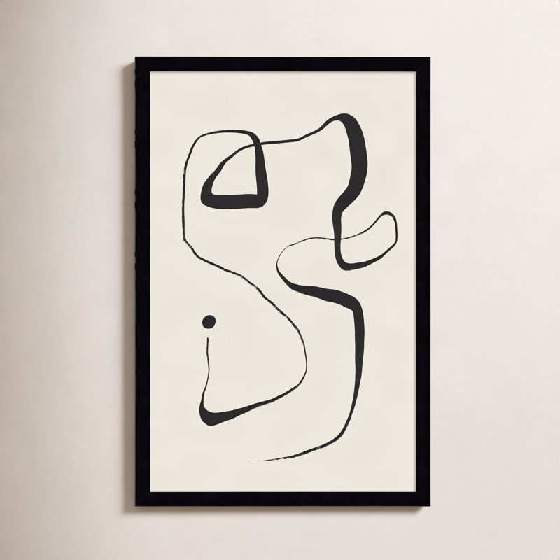«Galya The Point» par Treechild, impression sur bois encadrée, H 25 po x l 17 po, Noir, noir, noir, noir