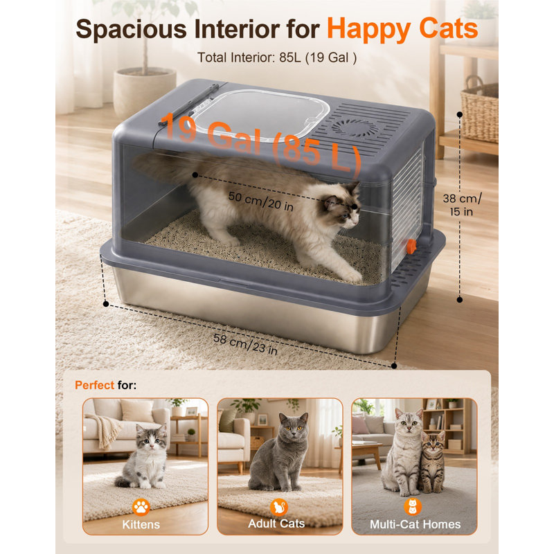 Litter Box, Grey