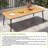 8 - Person Outdoor Dining Set With Foldable Chairs
