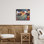«Sleepy Kitty Crowd with Flowers», estampe numérique, design par Sara Culpepper