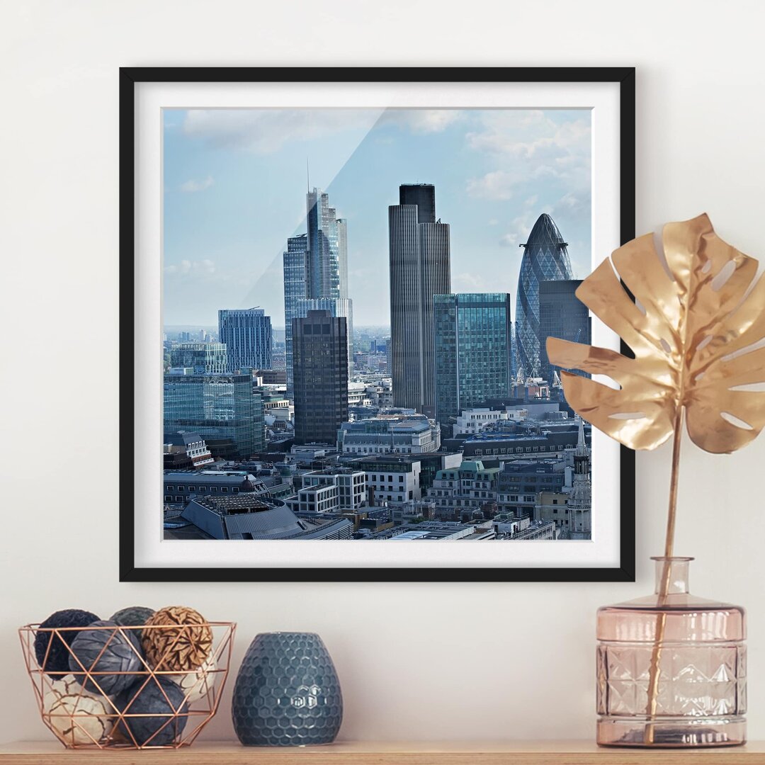 Gerahmter Fotodruck London Skyline