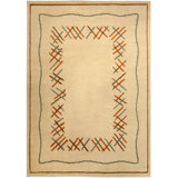 Vintage One-of-a-Kind Rectangle 6' X 9'6" Hand Knotted Area Rug