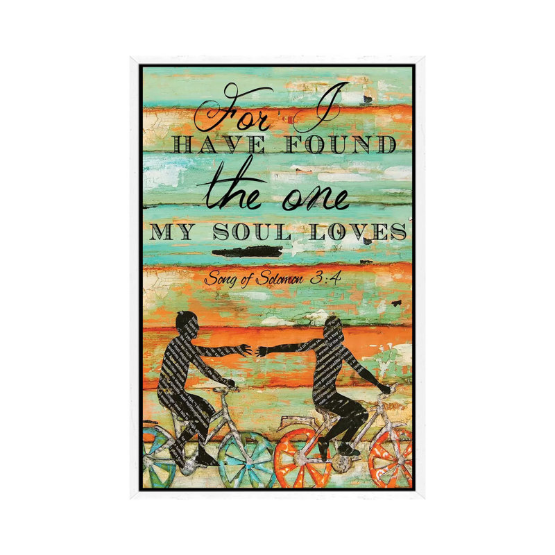 For I Have Found by Danny Phillips - Print on Canvas, White Framed, 66.04cm H x 45.72cm W x 3.81cm D