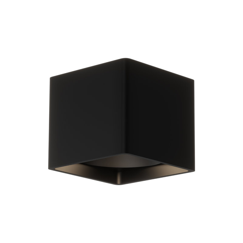 Falco 1 - Light LED Flush Mount, Black