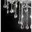 Crystal LED Chandelier 37" In Eilish Silver 8-Light