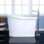 Baignoire à piédestal en forme de D 51 po Kingston