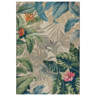 Curated visual reference: Fresh Look at Ebern Designs Tropical Botanical Floral Indoor Outdoor Area Rug Green