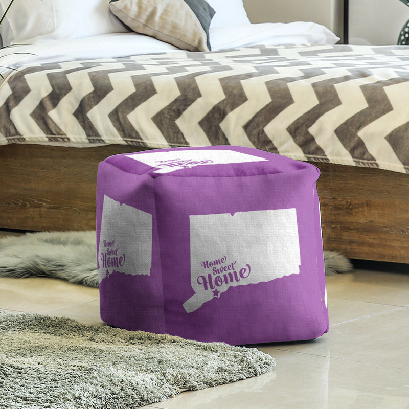 Repose-pieds à cubes bridgeport the home, Violet