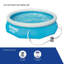 Bestway Swimmingpool-Set Fast Set 305X76 Cm 57270