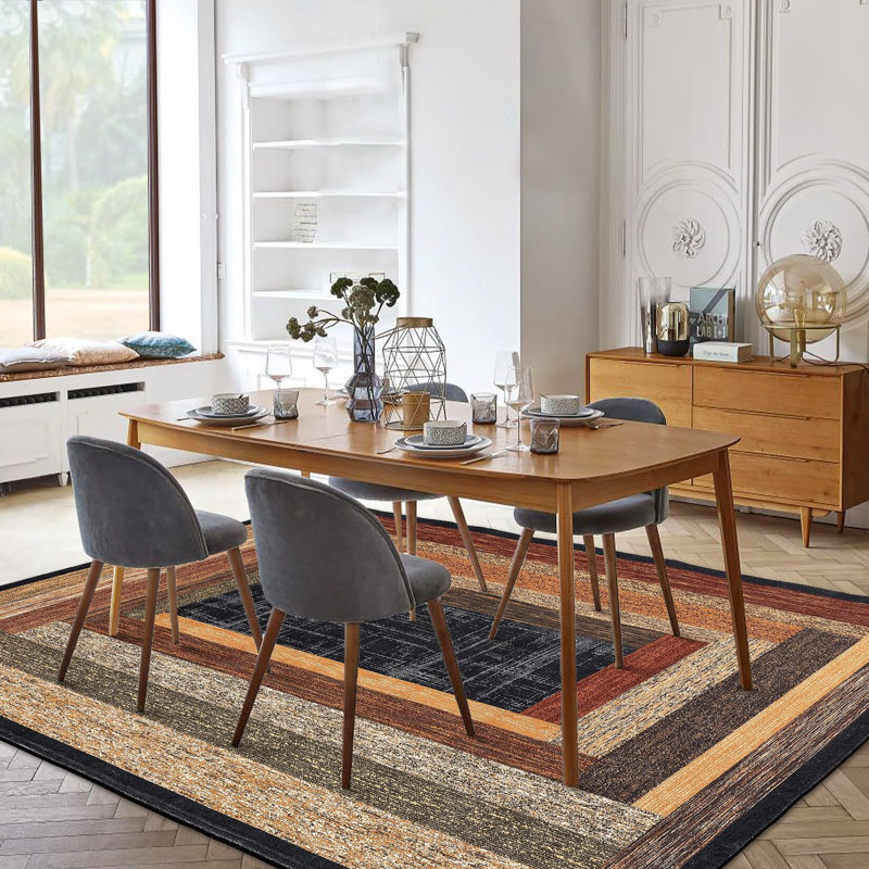 Tapis moderne lavable 10 x 13