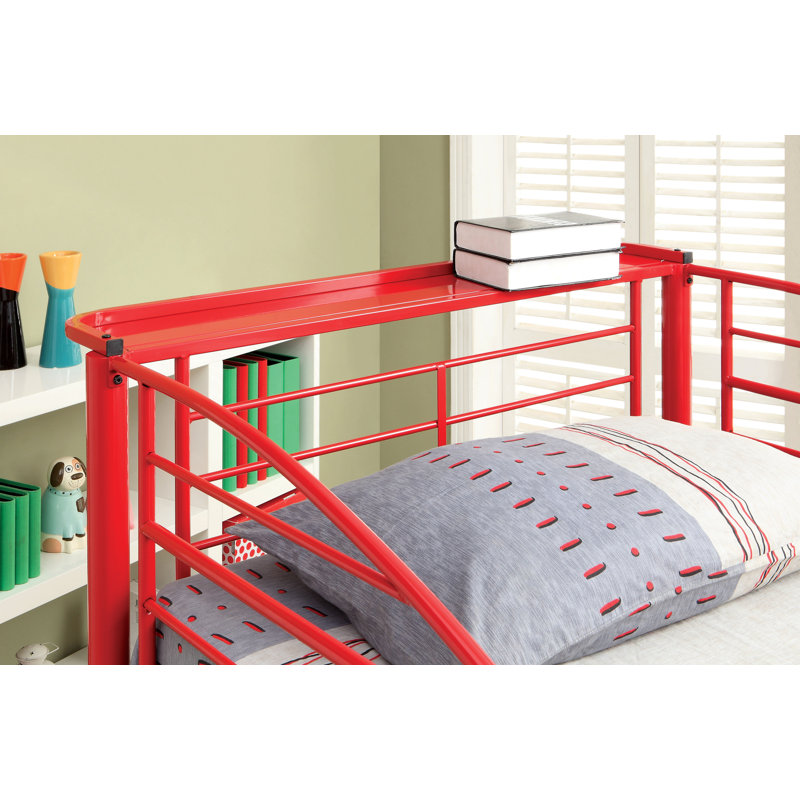 Lit superposé simple au-dessus de simple Jaymes par Hokku Designs, Rouge