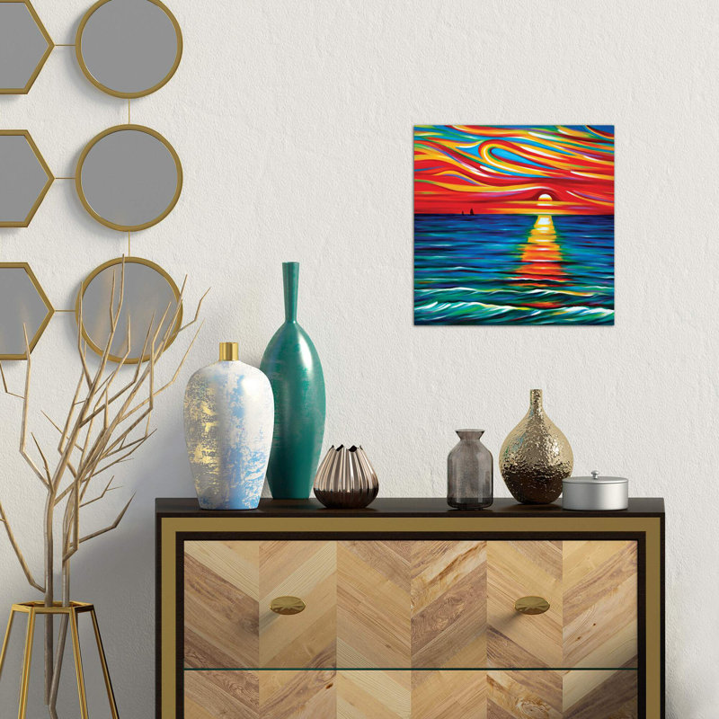 The Gift Of Sunset - Wrapped Canvas Print, 45.72 cm H x 45.72 cm W x 3.175 cm D