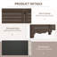 Folding Room Divider with Blackboard