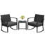 Ensemble de chaises berçantes d'extérieur 16 po pour 2 personnes-1093175244