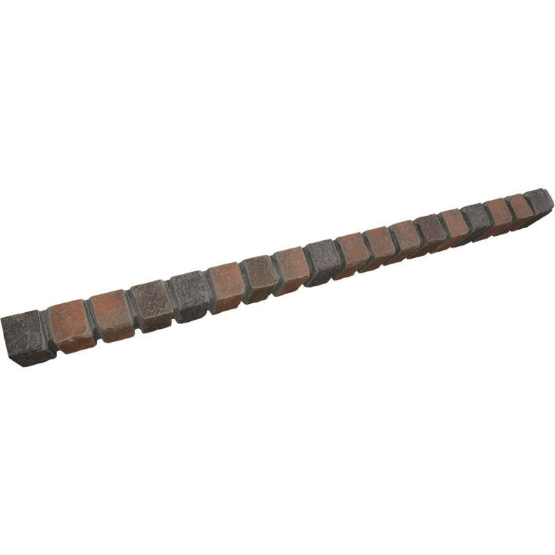 Trim Sill for EverStone Faux Classic Aged Brick Siding Panels, 48"W x 2"D x 3"H, Clay Creek Color, Clay Creek