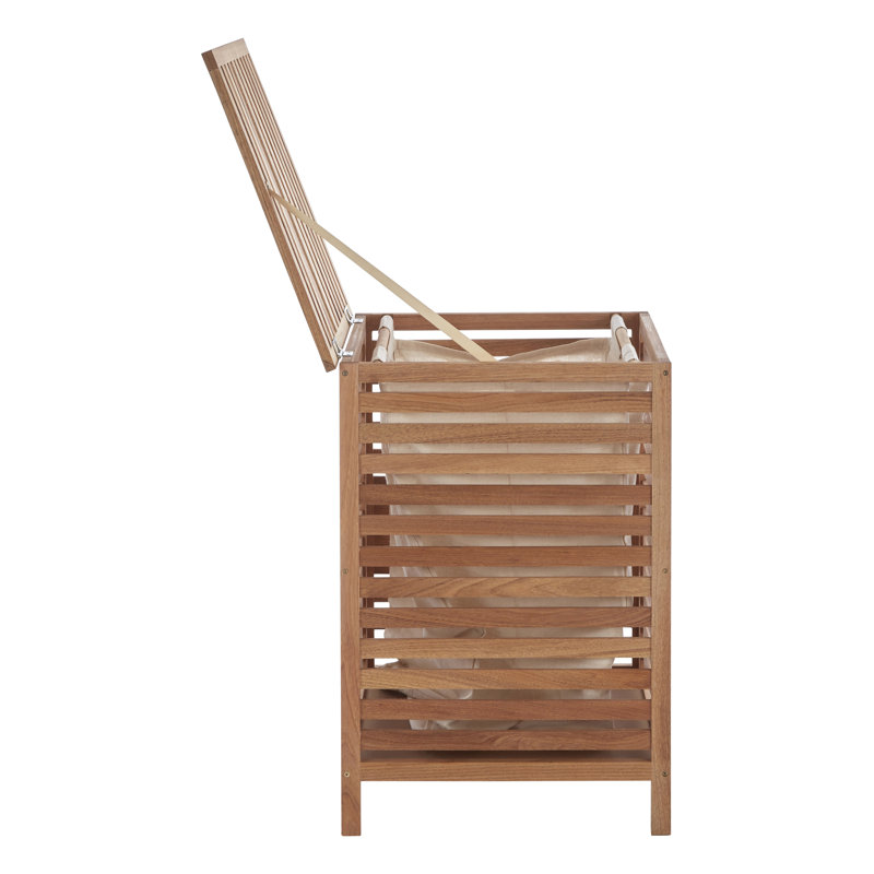 Solid Wood Laundry Hamper