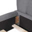 Lit plateforme tapissier grand format avec tissu épais, lit au sol avec structure solide et design élégant pour les chambres modernes-1723676211