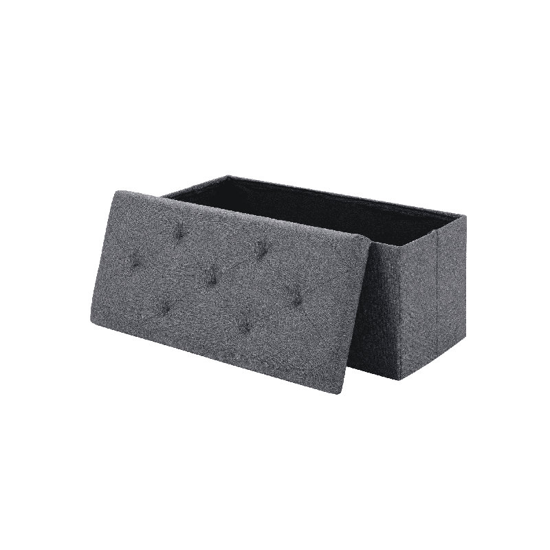 30 po, repose-pieds pliant avec rangement, banc de rangement, repose-pieds moderne pour le salon, entrée de chambre à coucher