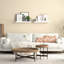 De 2 tablettes murales blanches modernes. Composition en bois d'ingénierie, poids de 20 lb. Améliorez l'apparence de votre pièce. Méthode de montage simple fournie. Accessoires de présentation 2 montés, portants