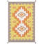 Oriental Area Rug in Yellow