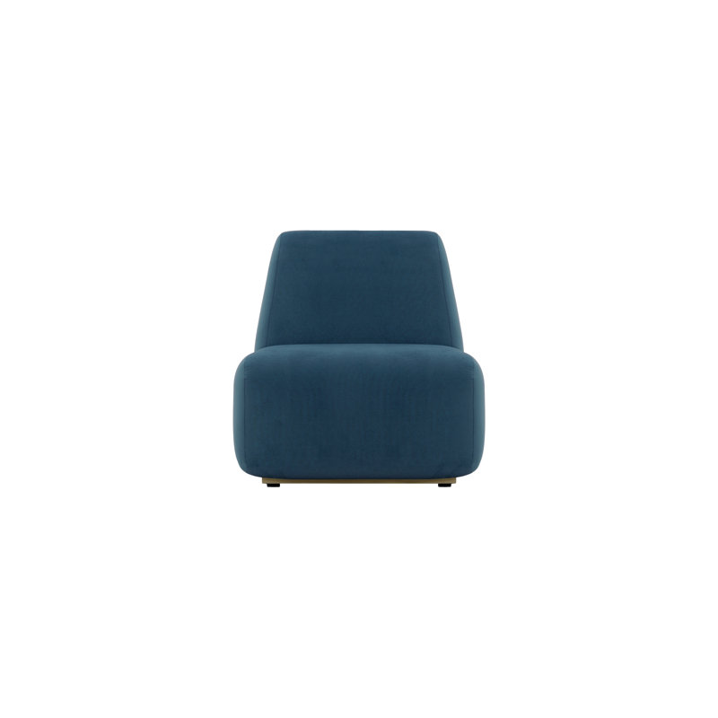 Dilly Upholstered Armchair, Dark Blue