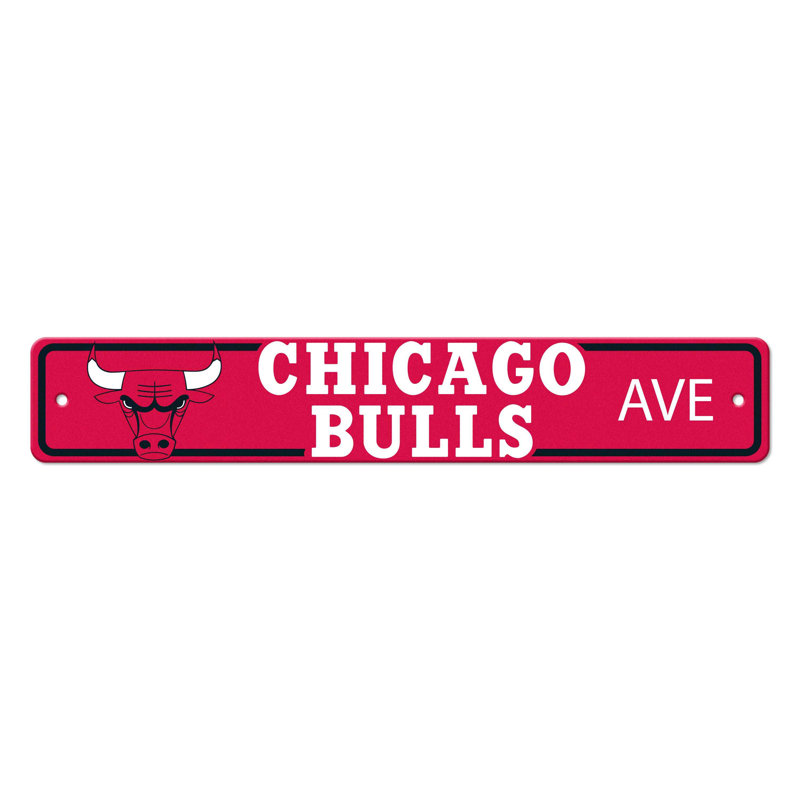 Plaque de rue Chicago Bulls