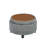 Round Cocktail Ottoman with Storage-1617415397