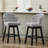 Aadhvika Upholstered BarStools with Solid Wood Frame-120341193-104100024