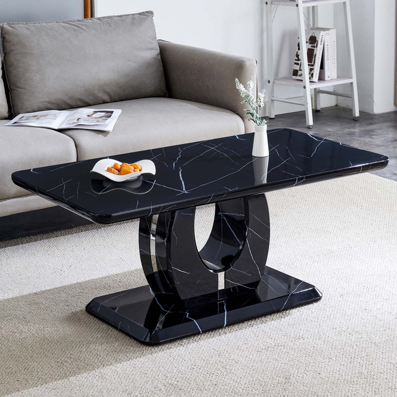 Table basse moderne et simple de luxe moderne, convenant à la salle à manger, au salon, à la terrasse et à la cuisine