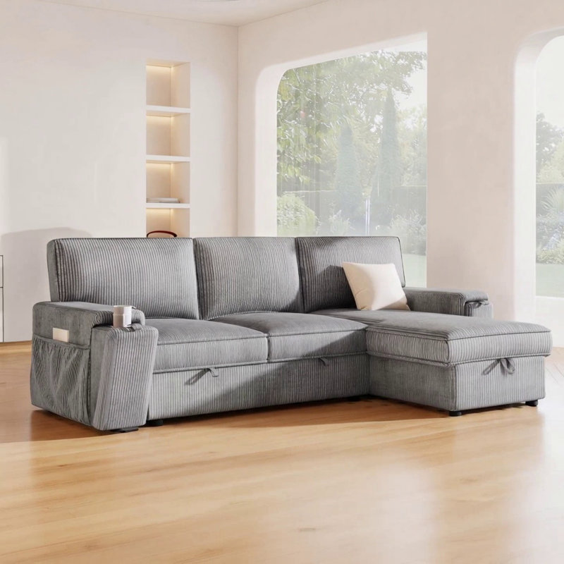 Canapé-lit modulaire avec sacs de rangement Upholstery
