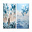 «Sky Is The Limit Woman Motivation I», ensemble de 2 impressions sur toile-1520011051-1520011048