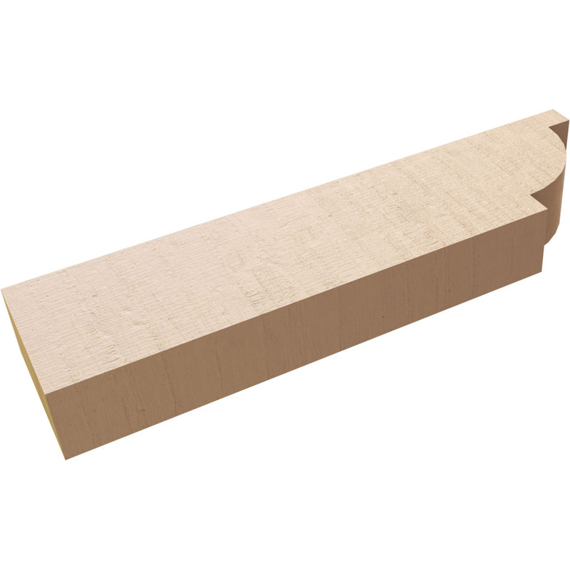 Queue de chevron Alpine Woodgrain TimberThane, brun clair apprêté, H 5 po x l 19 po x P 7 po