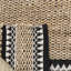 Tapis en jute / laine tissé à la main Bynum-26609327