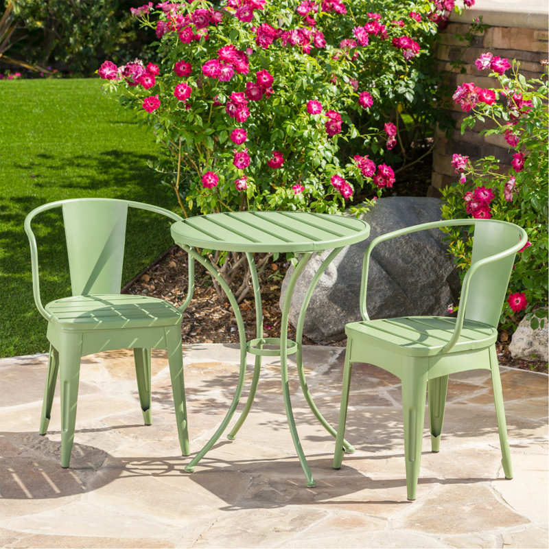 Ensemble de 3 pièces en métal, Vert