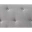 Grand lit en gris - Fabrication et tissu d'aspect contemporain avec rembourrage durable