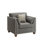 Chaise d'appoint avec 3 coussins, chaise de chambre à coucher