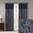 Luxurious Jacquard Curtain Panel Pair