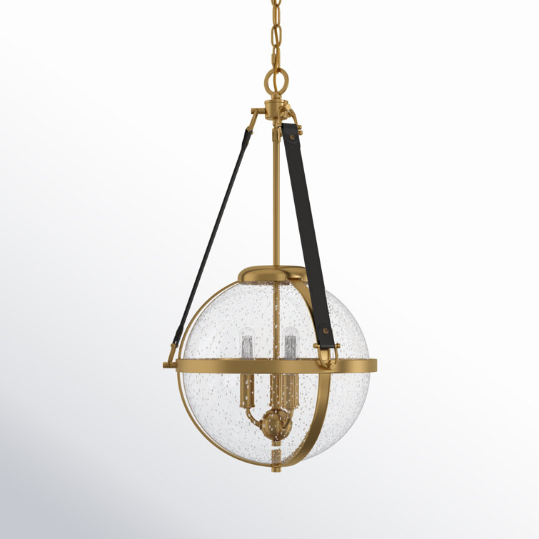 Chimere 3 Light Dimmable Globe Chandelier