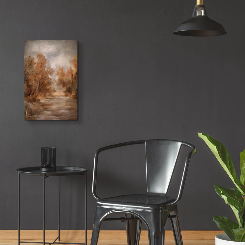  «Autumn Abstract» par Ashley Bradley, art mural en verre acrylique, 16 po x 24 po, H 24 po x l 16 po