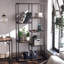Andreis 179.8cm H x 86.1cm W Steel Etagere Bookcase