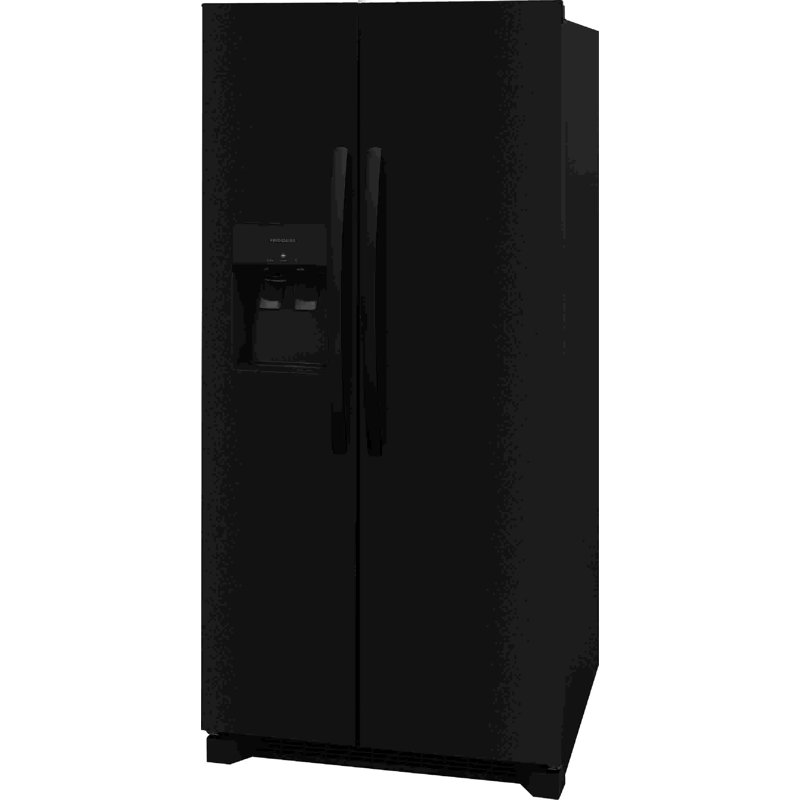 Frigidaire 22,3 pieds cubes Pi. Réfrigérateur côte à côte 33 po à profondeur standard, Noir