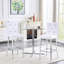 Tabouret de bar moderne rembourré en similicuir avec base en métal-1363334840-1363334843