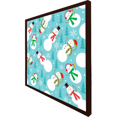 Dake Snowman Seamless 4 Piece Single Picture Frame Wall Art