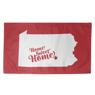 Tapis en coin rouge doux home Harrisburg