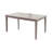 60.4" W 6-PCS DINING SET, RUSTIC GREY
