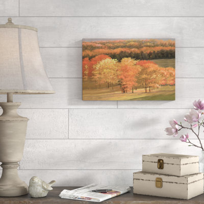 «Autum Painted Trees», reproduction sur toile
