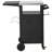 Outdoor Kitchen Rolling Bar Cart With Stainless Steel Top